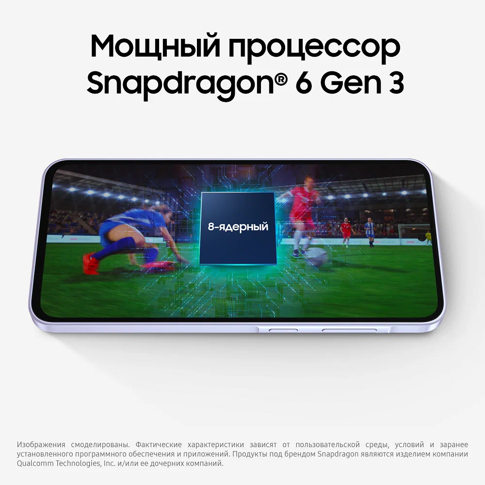 Смартфон Samsung Galaxy A36 5G 8/128Gb, Dual nano SIM, фиолетовый (Lavender), EU изображение 10