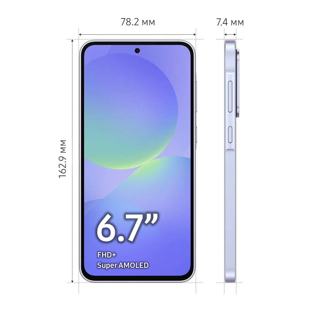 Смартфон Samsung Galaxy A36 5G 8/128Gb, Dual nano SIM, фиолетовый (Lavender), EU изображение 14