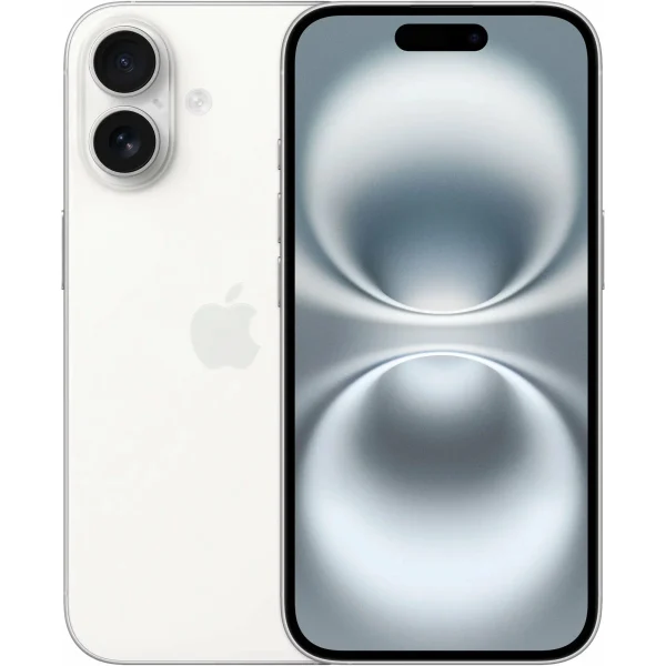 Смартфон Apple iPhone 16 256 Gb, 6.1", White (nano-SIM + eSIM), белый изображение 1