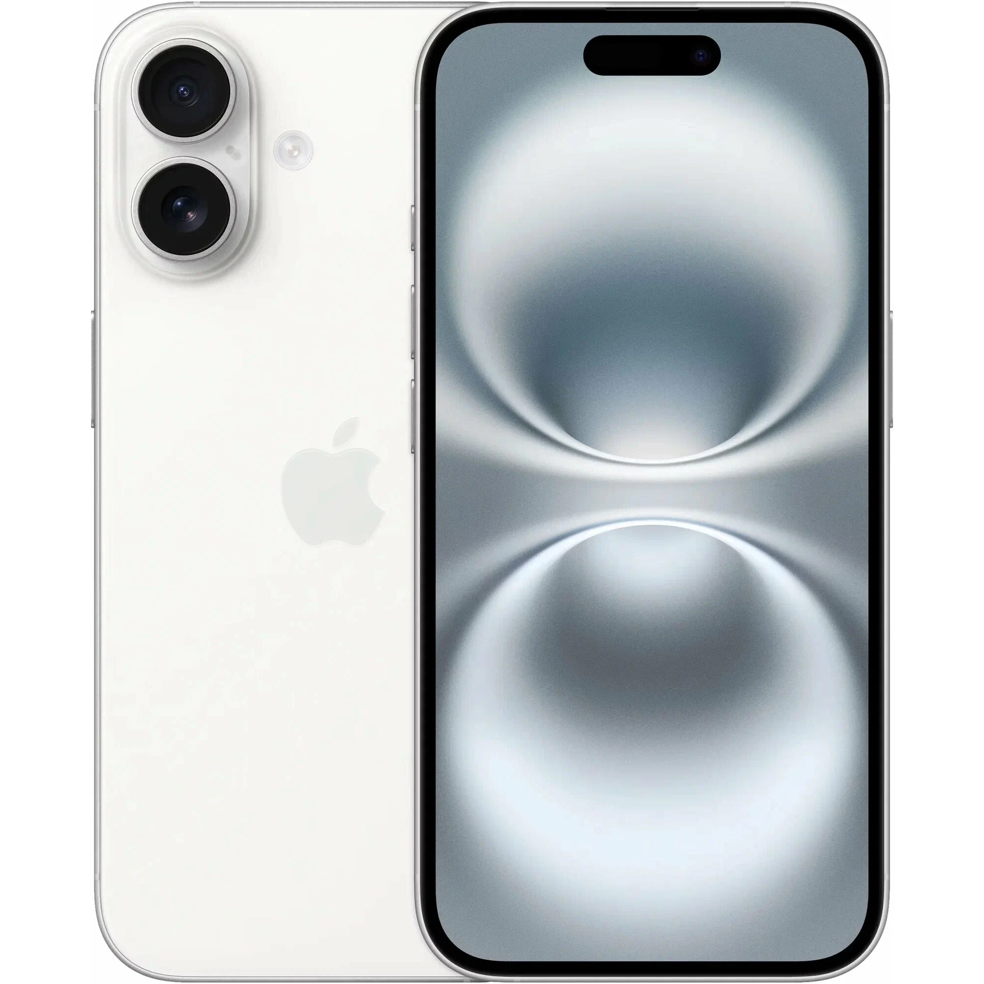 Смартфон Apple iPhone 16 256 Gb, 6.1", White (nano-SIM + eSIM), белый изображение 1
