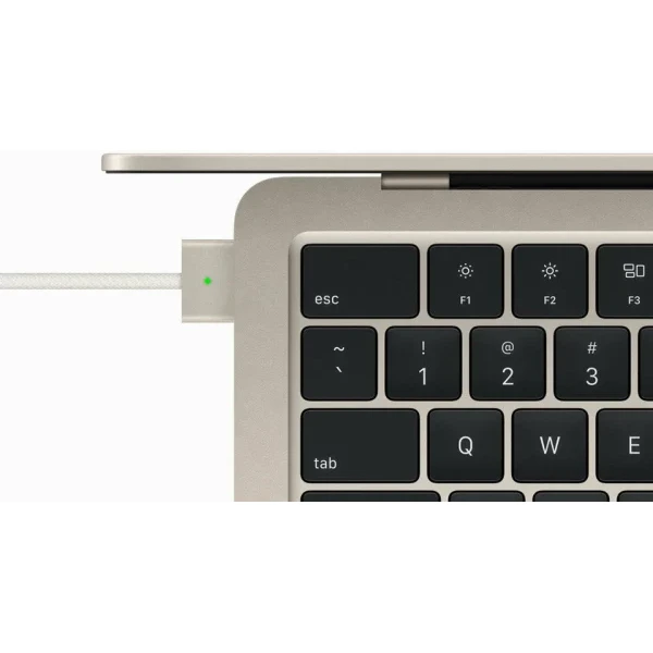 Ноутбук Apple MacBook Air 13" MRXT3 (M3 8-Core, GPU 8-Core, 8/256GB), «Сияющая звезда» | Starlight (RU раскладка/вилка) изображение 15