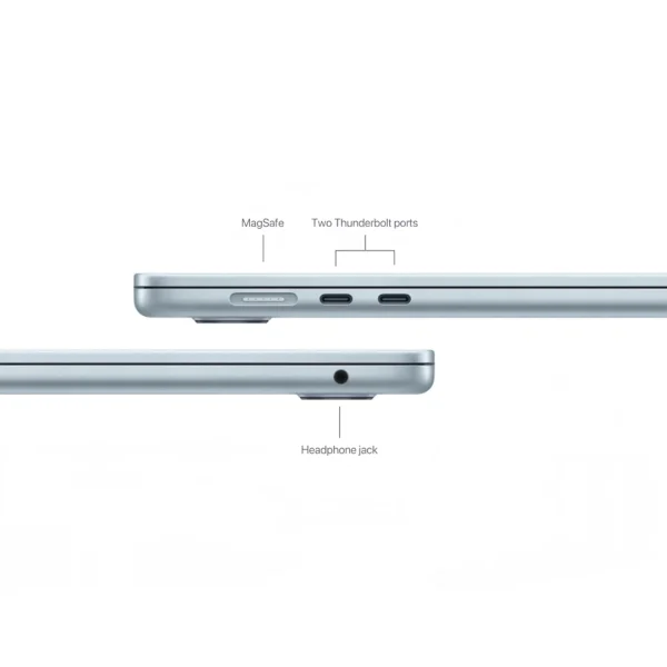 Ноутбук Apple MacBook Air 15 2025 M4 16/256GB Sky Blue (MC7A4) английская раскладка изображение 5