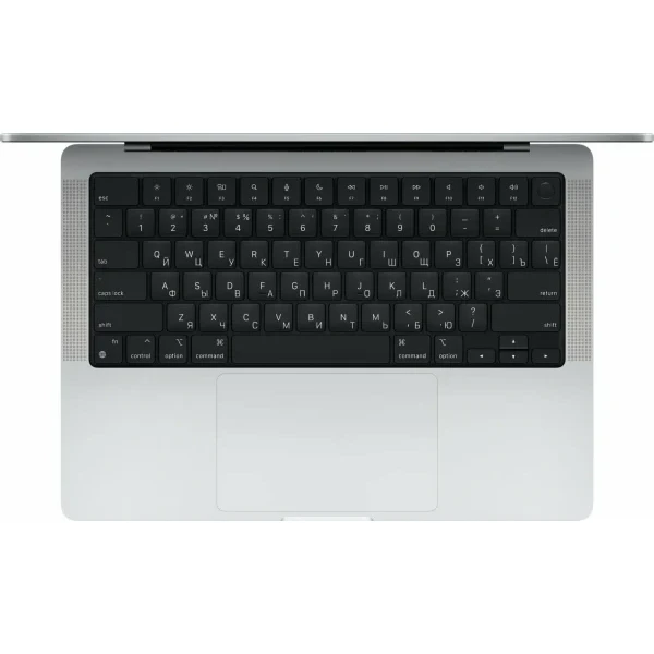 Ноутбук Apple MacBook Pro 14” (2021), M1 (8 ядерный GPU), 16 ГБ RAM, 1 ТБ SSD, Silver, MKGT3, русская клавиатура изображение 2