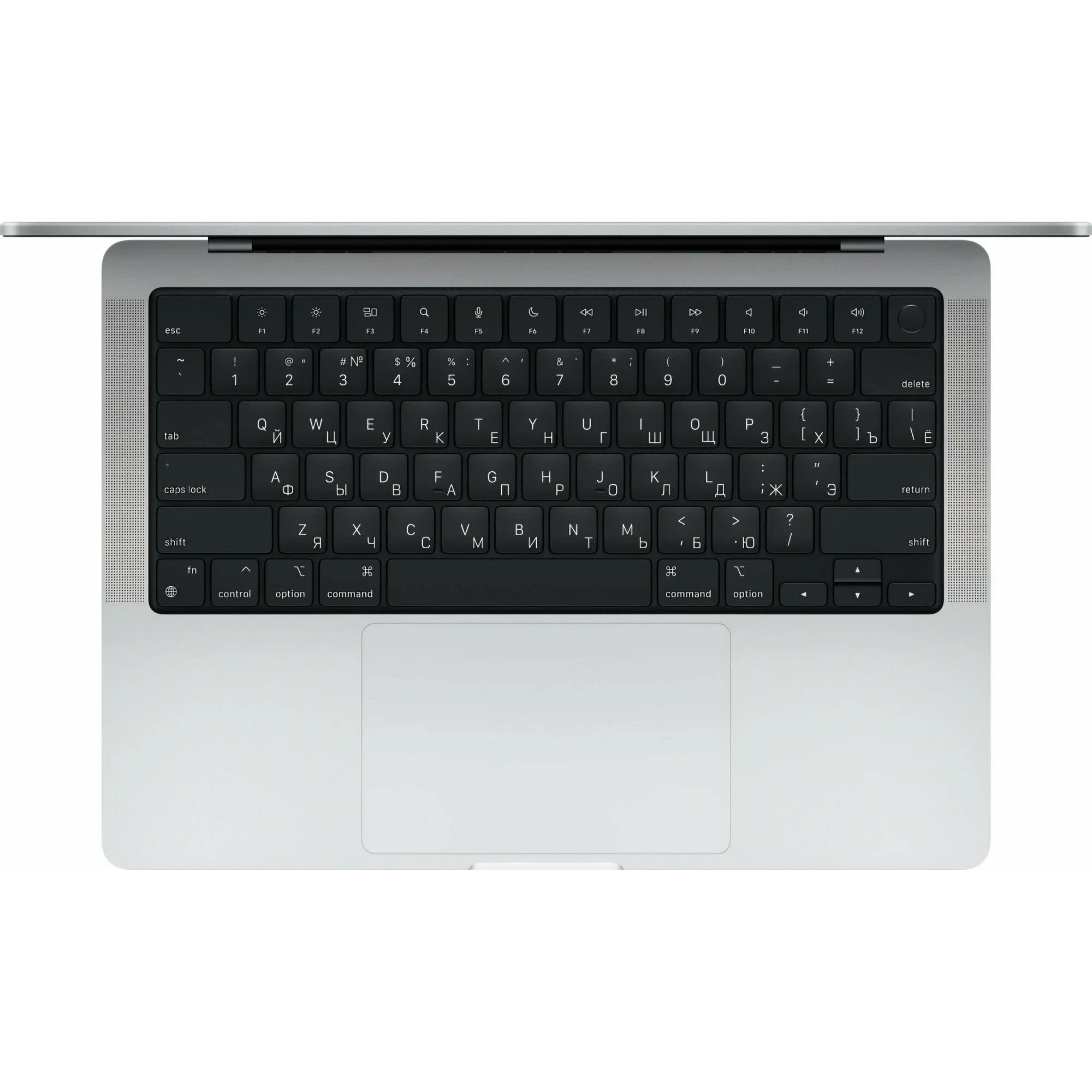 Ноутбук Apple MacBook Pro 14” (2021), M1 (8 ядерный GPU), 16 ГБ RAM, 1 ТБ SSD, Silver, MKGT3, русская клавиатура изображение 2