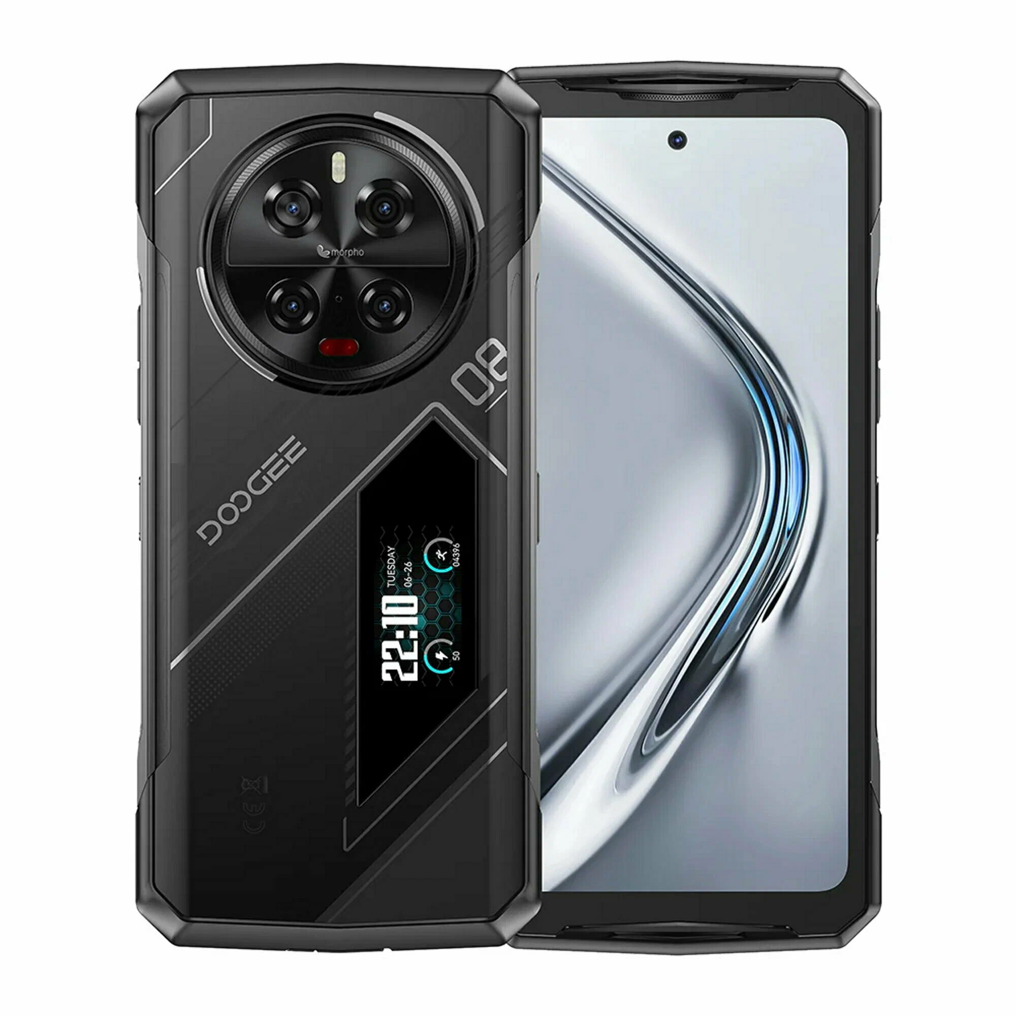 Смартфон Doogee V40 Pro MediaTek Dimensity 7300 5G 16/512 Silver (Серебристый) изображение 2