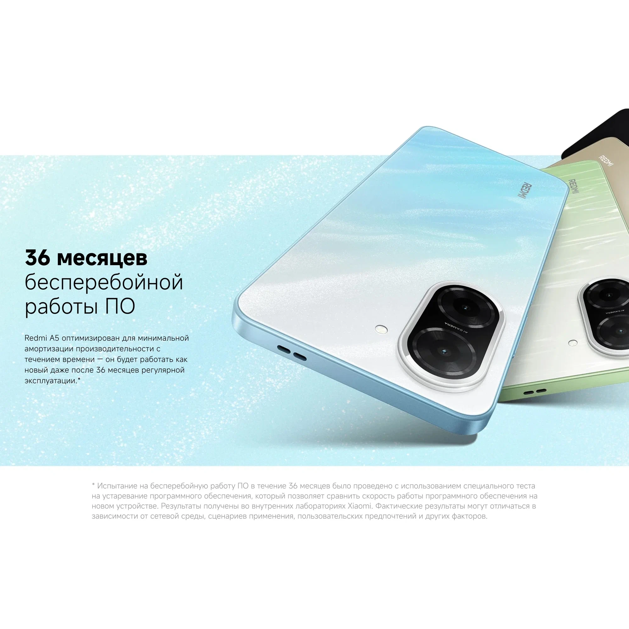 Смартфон Xiaomi Redmi A5 4/128 ГБ RU, Dual nano SIM, зеленый (Green) изображение 23