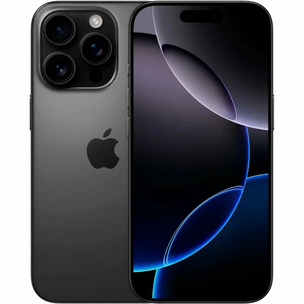 Смартфон Apple iPhone 16 Pro 128 ГБ, Dual nano Sim (2sim), Black Titanium (Черный титан) изображение 1