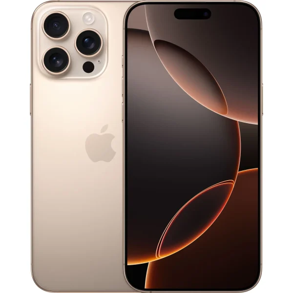 Смартфон Apple iPhone 16 Pro Max 256 ГБ LLA, Только eSIM, пустынный титан изображение 1