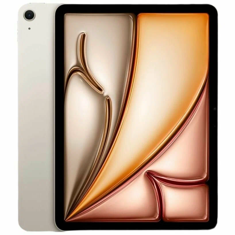 11" Планшет Apple iPad Air 7, 2025, M3, WiFi, 128 ГБ, Starlight (Сияющая звезда) изображение 2