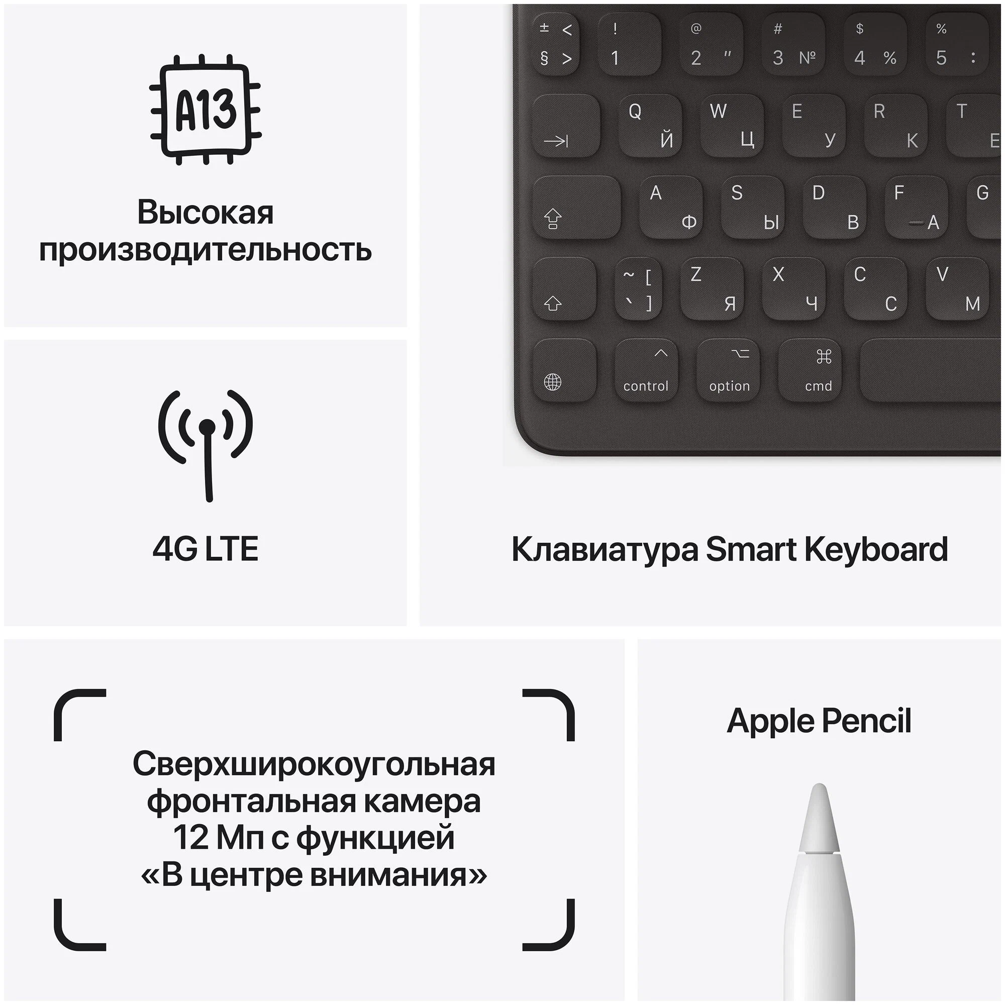 Планшет Apple, iPad 9, 10.2", 256 Gb, WiFi, Black ( Черный ) изображение 22