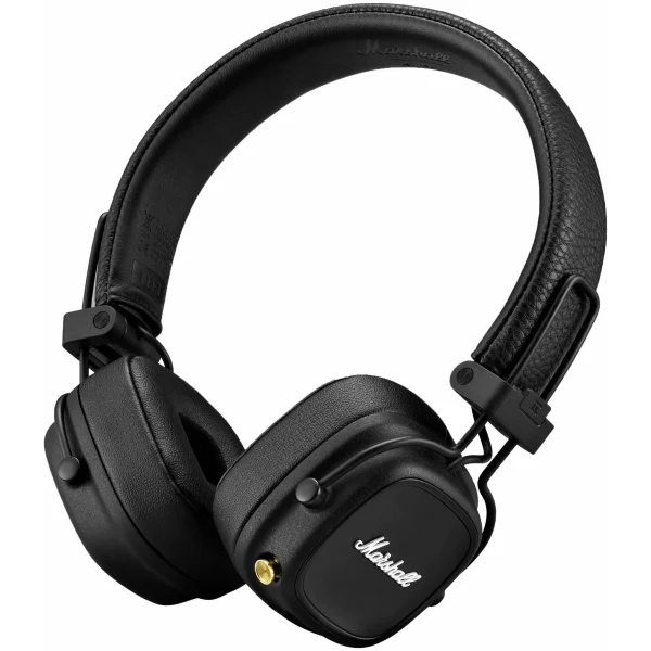 Беспроводные наушники Marshall Major 4 black, накладные, Bluetooth 5.0, 80 ч работы изображение 1