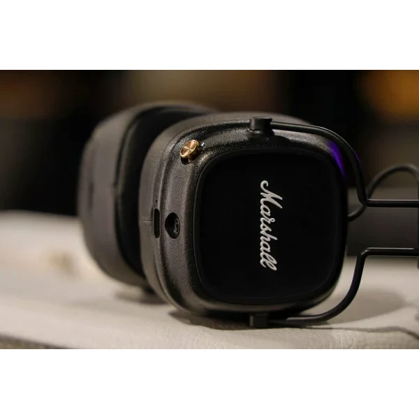 Беспроводные наушники Marshall Major 4 black, накладные, Bluetooth 5.0, 80 ч работы изображение 7