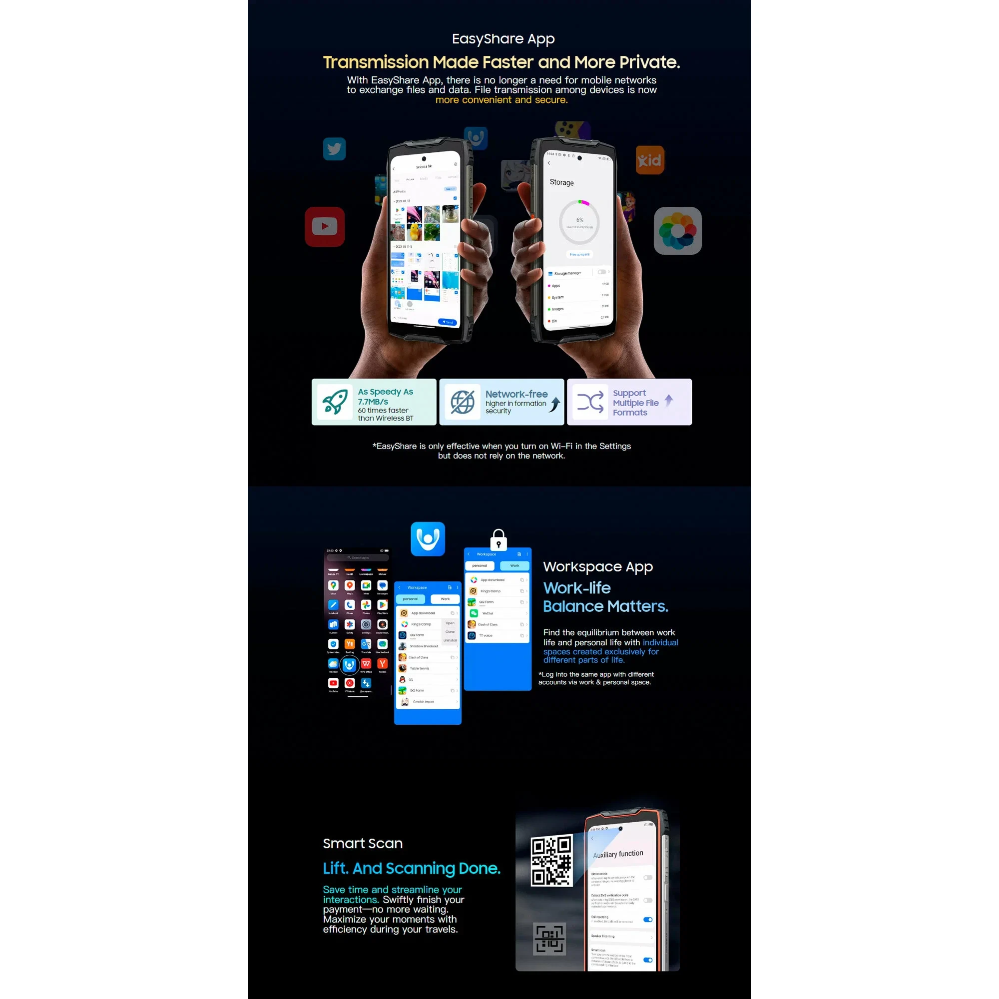 Противоударный смартфон Blackview BV9300 Pro (12+12)/256Gb Black, 2 SIM изображение 26