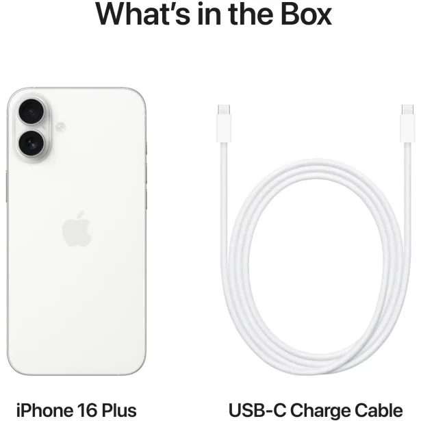 Смартфон IPhone 16 Plus 256Gb, OLED-экран, White (Белый) Global изображение 9