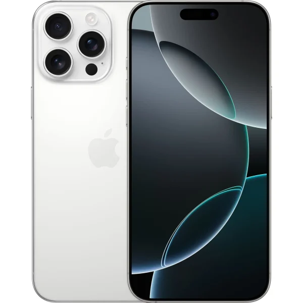 Смартфон Apple iPhone 16 Pro Max 256 ГБ, Dual nano SIM + eSIM, White titanium белый титан EU изображение 1