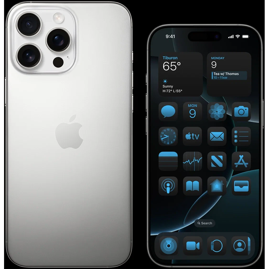 Смартфон Apple iPhone 16 Pro Max 256 ГБ, Dual nano SIM + eSIM, White titanium белый титан EU изображение 9