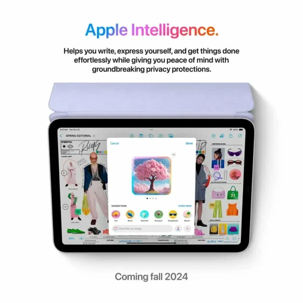 Планшет Apple iPad Mini 7 8,3″ (2024, 7 gen) 128Gb Wi-Fi, Blue изображение 6