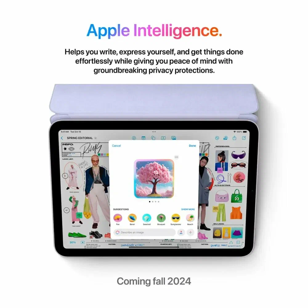 Планшет Apple iPad Mini 7 8,3″ (2024, 7 gen) 128Gb Wi-Fi, Blue изображение 6