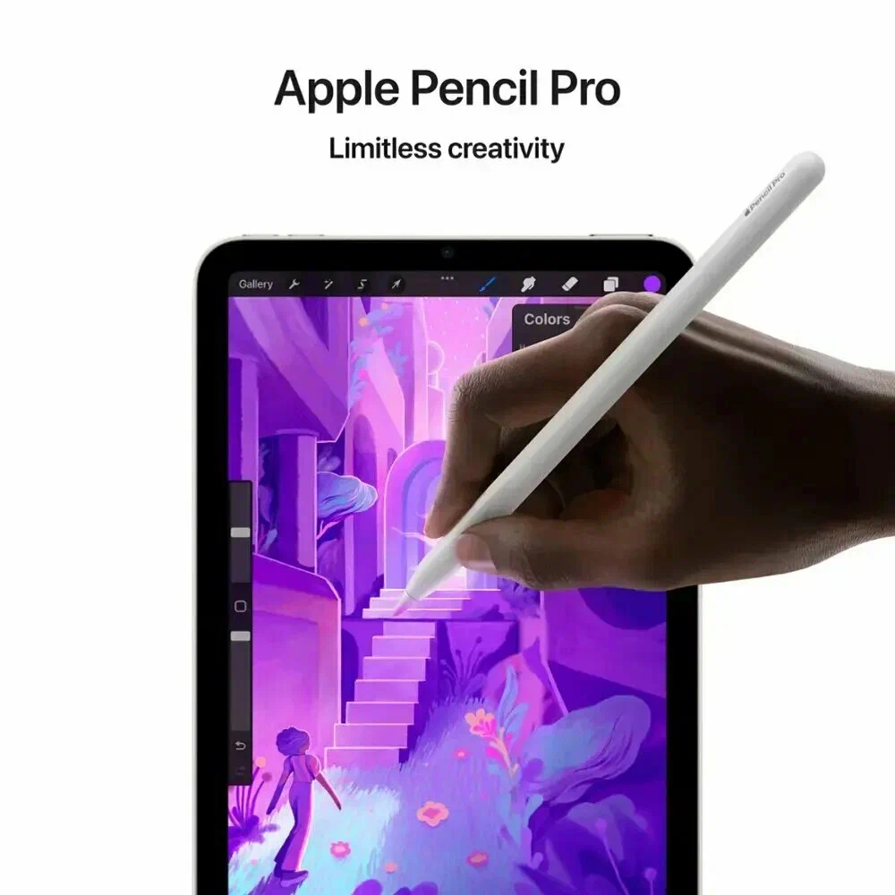 Планшет Apple iPad mini 7, 8.3", 2024, 256GB, Wi-Fi, Starlight (Сияющая звезда) изображение 4