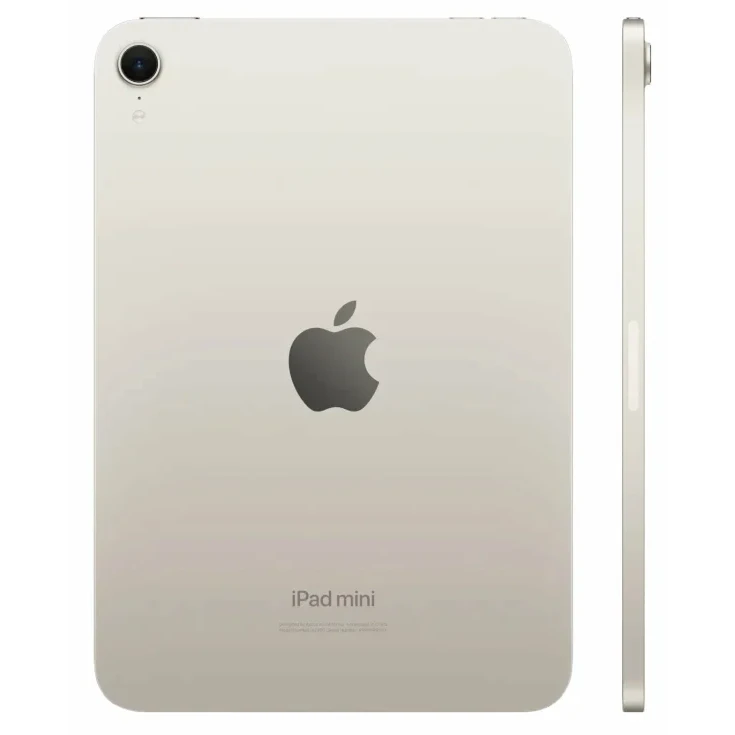 Планшет Apple iPad mini 7, 8.3", 2024, 256GB, Wi-Fi, Starlight (Сияющая звезда) изображение 2