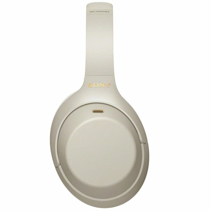 Беспроводные наушники Sony WH-1000XM4 с шумоподавлением, Silver | Серебро изображение 3