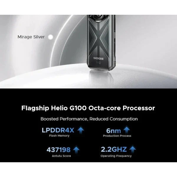 Смартфон DOOGEE S118 (12+20)32/512Gb, 2408х1080, Green (Зеленый) изображение 18