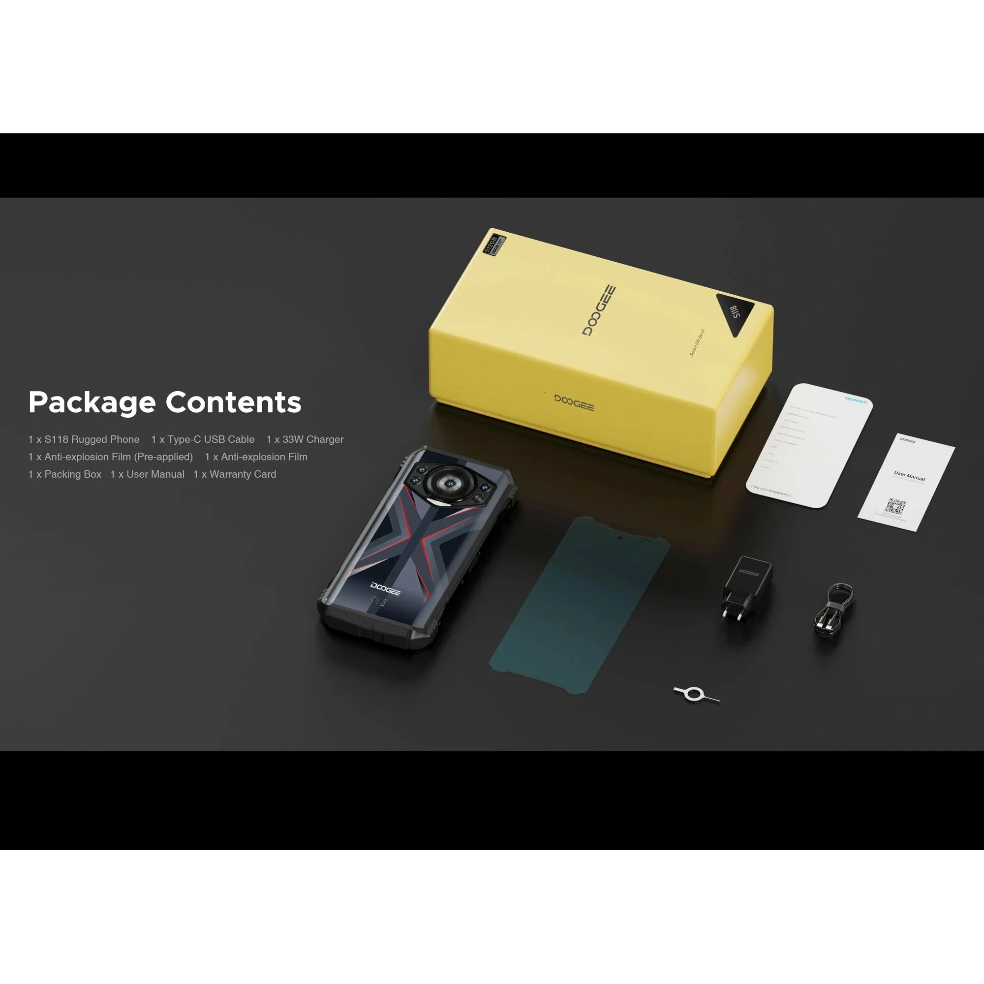 Смартфон DOOGEE S118, (8+12), 20/512Gb, Silver / Серебристый изображение 28