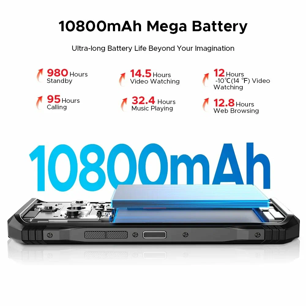 Смартфон DOOGEE S118 Pro, ( 8 + 16 ), 24/512Gb, Red / Красный изображение 5