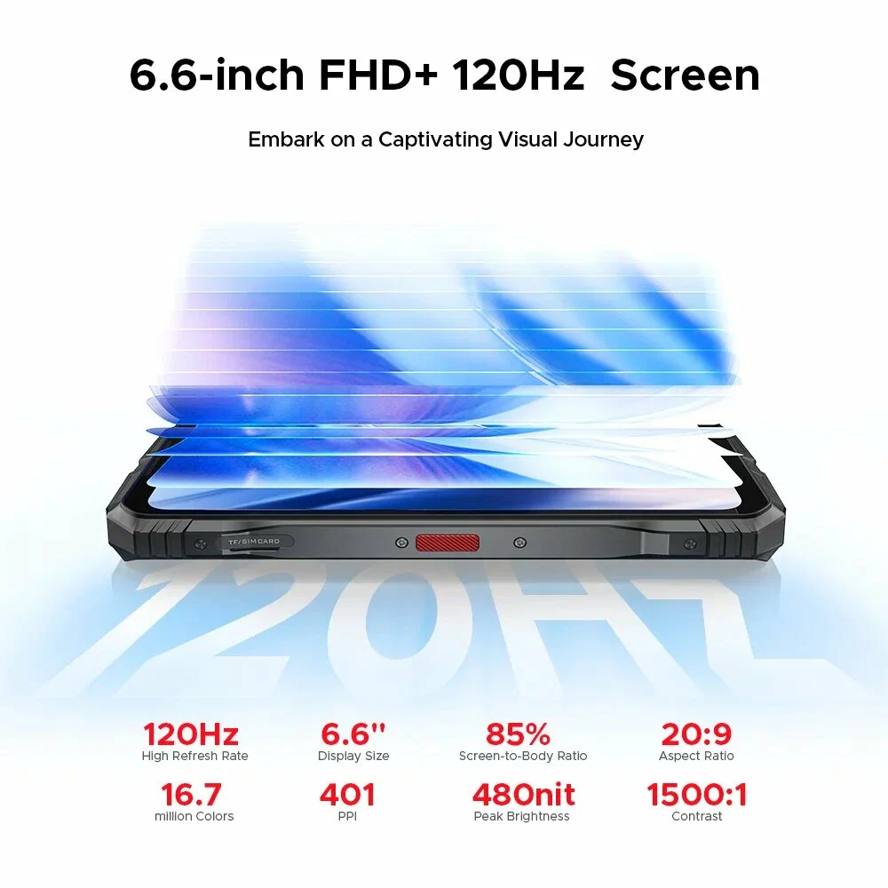 Смартфон DOOGEE S118 Pro, ( 8 + 16 ), 24/512Gb, Red / Красный изображение 4