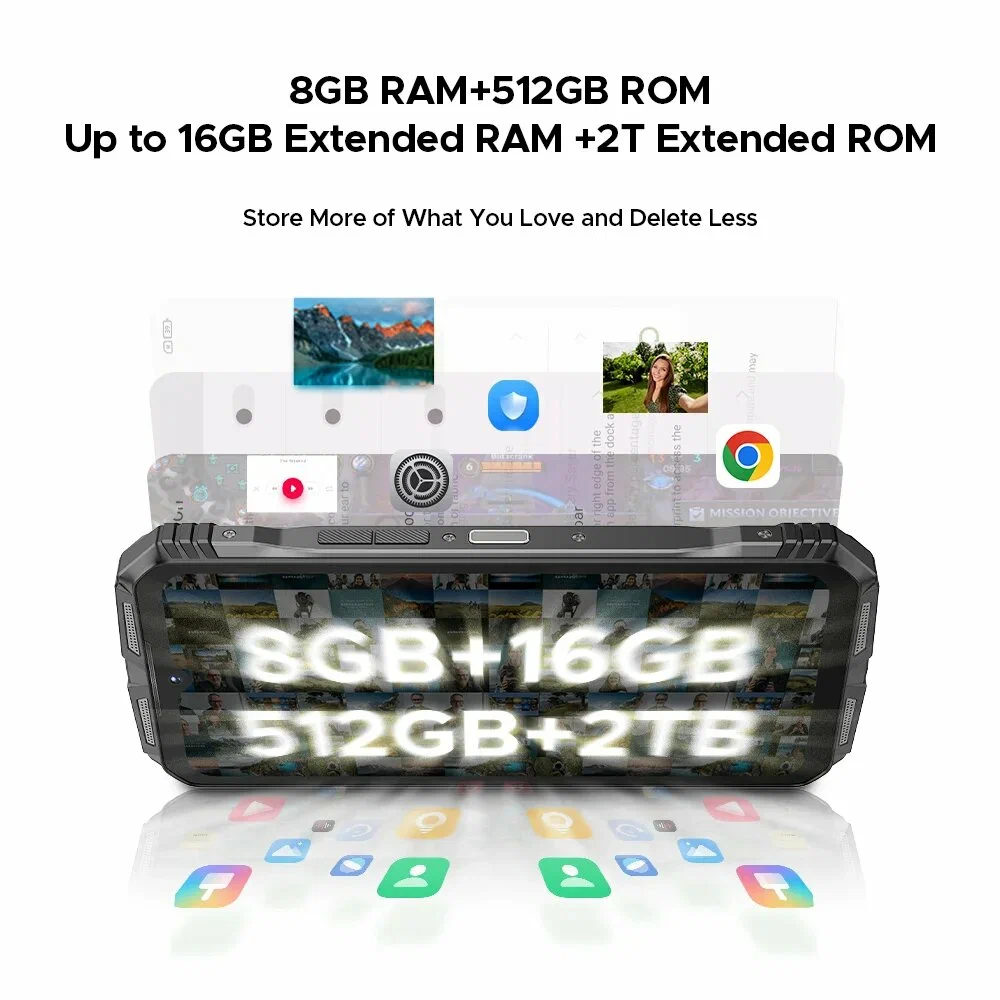 Смартфон DOOGEE S118 Pro, ( 8 + 16 ), 24/512Gb, Red / Красный изображение 6