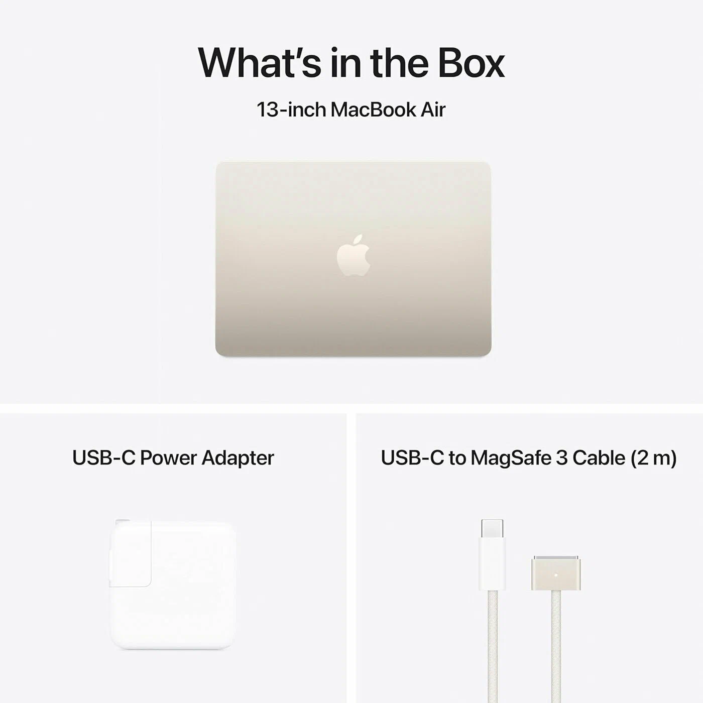 Ноутбук Apple MacBook Air 13 2025 M4 16/256 Starlight (MW0Y3) русская раскладка (гравировка) изображение 7