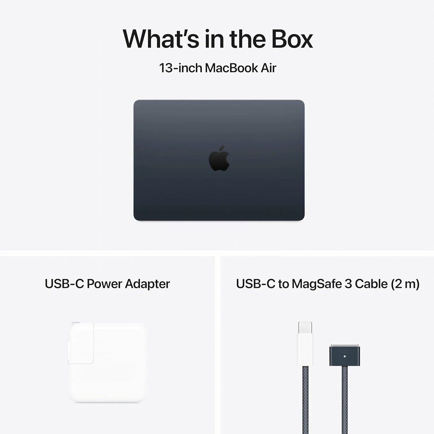 Ноутбук MacBool Air 13" (M4/16/512) Midnight /MW133/ RU клавиатура изображение 6