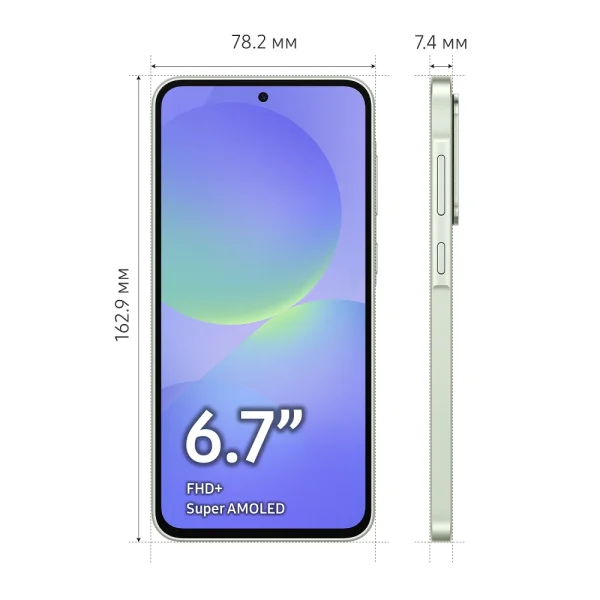 Смартфон Samsung Galaxy A36, 8/128 ГБ, Lime (Светло-зелёный), Global EU изображение 10