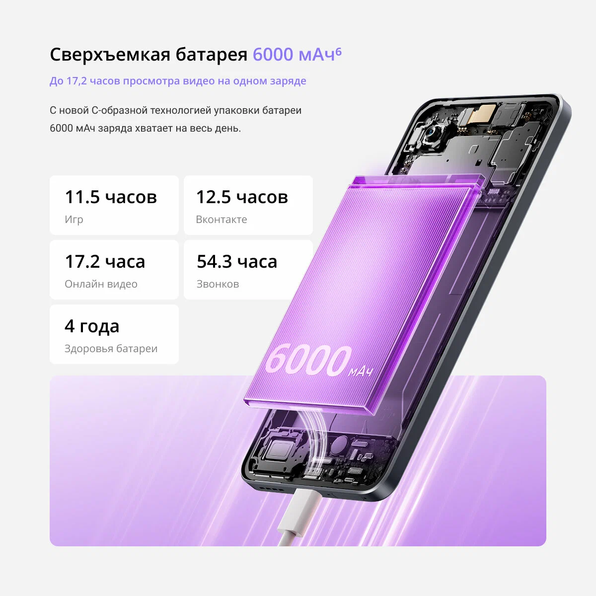 Смартфон realme 14T 8/256 ГБ RU (EAC), Dual: nano SIM, зеленый/green изображение 6